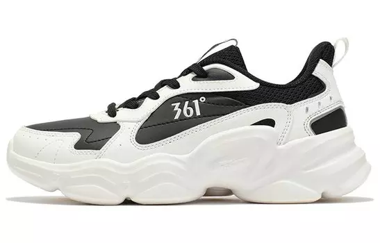 Кроссовки Cloud Series Lifestyle женские с низким верхом, белый/черный 361°