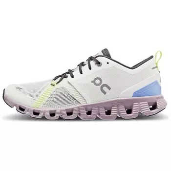 Кроссовки Cloud X 3 женские низкие, неокрашенные, белые, HerBlue On