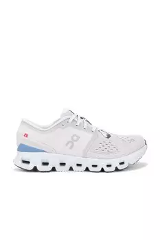 Кроссовки Cloud x 4 от On, silver & chambray