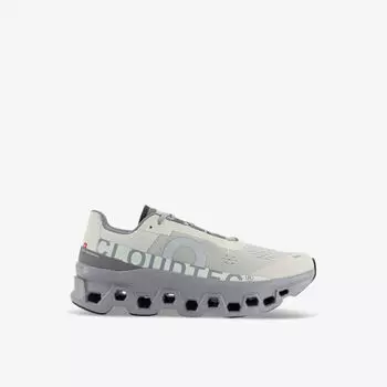Кроссовки cloudmonster с низким берцем и мягкой подошвой из сетки On-Running, цвет ice alloy