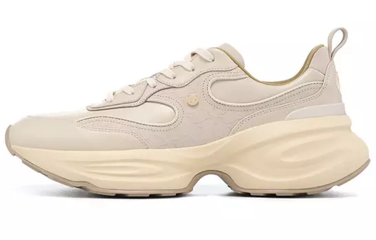 Кроссовки Clouds Running Shoes Men Low-top Grey Li-Ning 1990