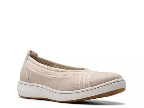 Кроссовки Cloudsteppers Breeze Sky Air Slip-On Clarks, Sand