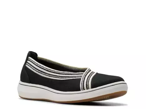 Кроссовки Cloudsteppers Breeze Sky Air Slip-On Clarks, Black
