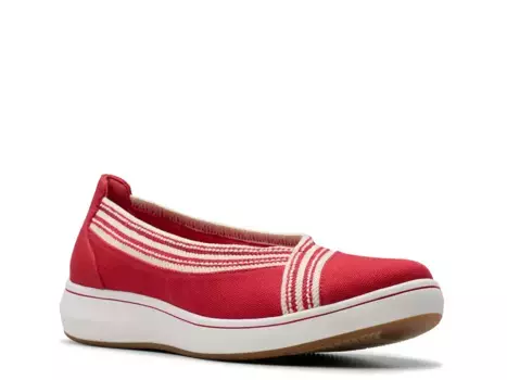 Кроссовки Cloudsteppers Breeze Sky Air Slip-On Clarks, Red