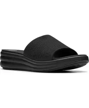 Кроссовки Cloudsteppers Drift Twist Slip-On Flat Clarks, черный