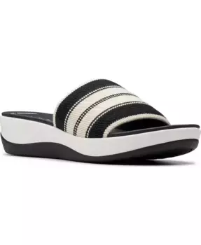 Кроссовки Cloudsteppers Slip-On Casual Flat Sandals Clarks, черный