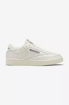 Кроссовки Club C85 Vintage кожаные Reebok Classic, бежевый
