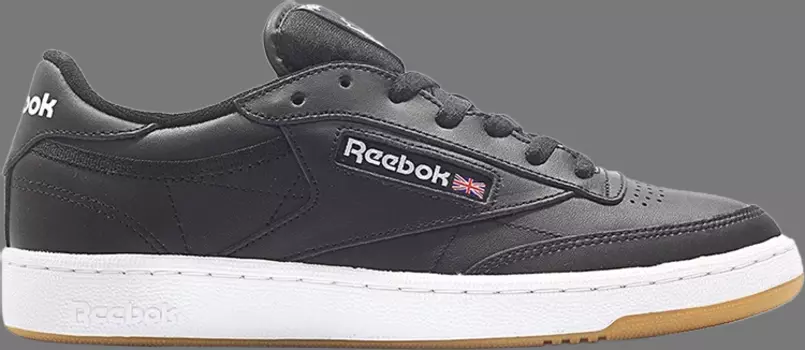 Кроссовки club c 85 'black white' Reebok, черный