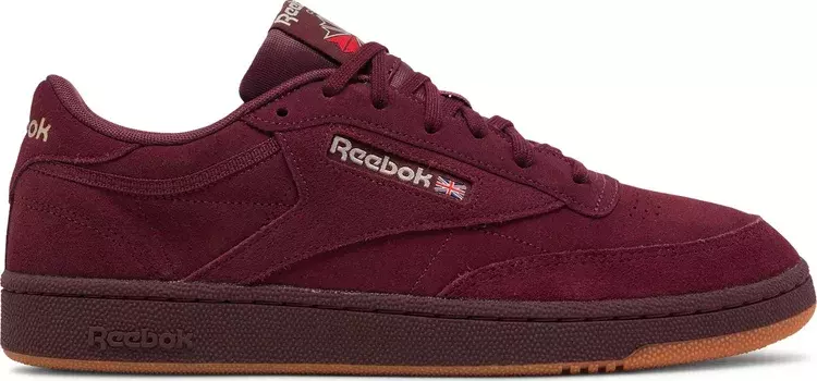 Кроссовки club c 85 'maroon' Reebok, красный