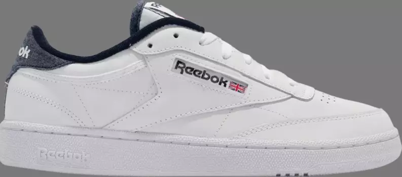 Кроссовки Reebok Club C 85, бело-черный