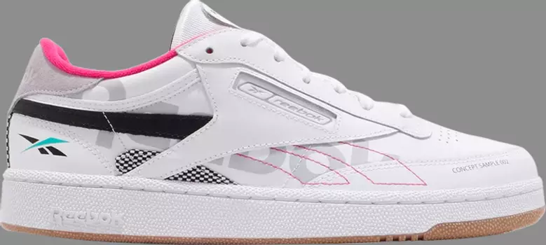 Кроссовки club c 85 ati 90s 'white' Reebok, белый