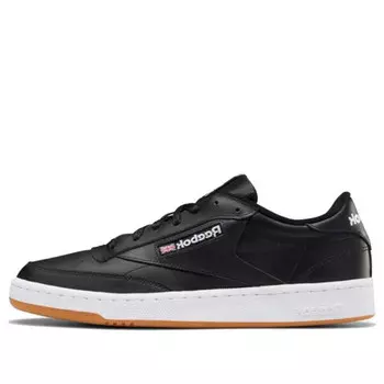 Кроссовки club c 85 'black white' Reebok, черный
