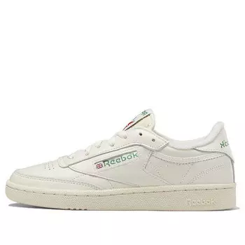 Кроссовки club c 85 'chalk glen green' Reebok, бежевый