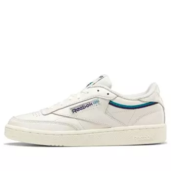 Кроссовки club c 85 'chalk seaport teal' Reebok, белый
