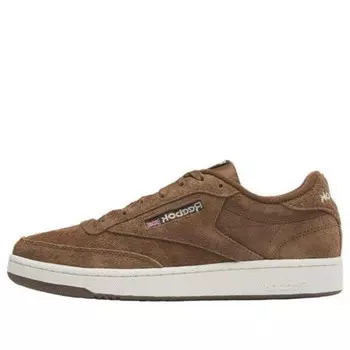 Кроссовки club c 85 'collegiate brown' Reebok, коричневый