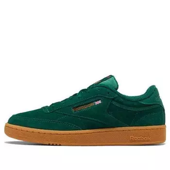 Кроссовки club c 85 'dark green' Reebok, зеленый