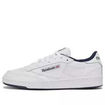 Кроссовки club c 85 shoes 'white navy' Reebok, белый