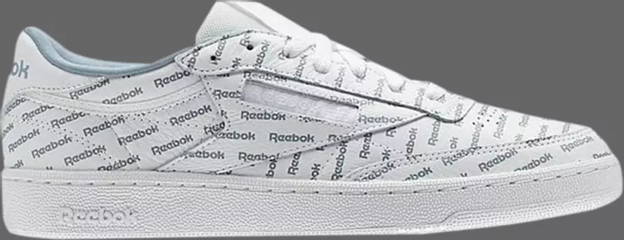 Кроссовки club c 85 so 'print - white' Reebok, белый