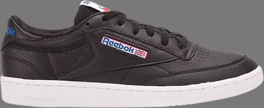 Кроссовки club c 85 so 'black' Reebok, черный