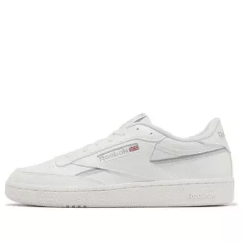 Кроссовки club c 85 vegan 'chalk grey' Reebok, белый