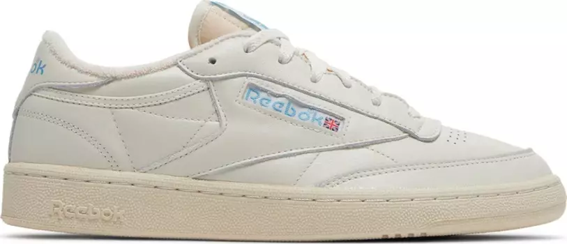 Кроссовки club c 85 vintage 'chalk essential blue' Reebok, белый