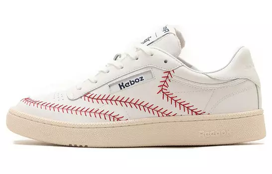 Кроссовки Club C 85 Vintage Keboz Atmos Baseball Reebok, белый/красный