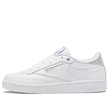 Кроссовки club c 85 'white silver metallic' Reebok, белый