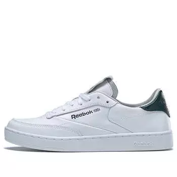 Кроссовки club c clean 'white forest green' Reebok, белый