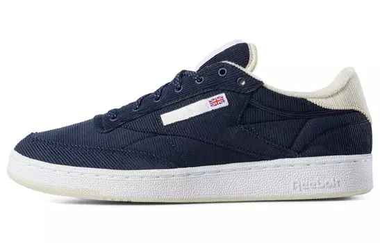 Кроссовки Club C для скейтбординга, унисекс, низкие, темно-синие Reebok