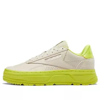 Кроссовки club c double geo 'cream yellow' Reebok, бежевый