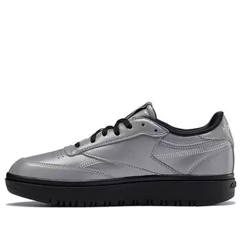Кроссовки club c double 'matte silver' Reebok, черный