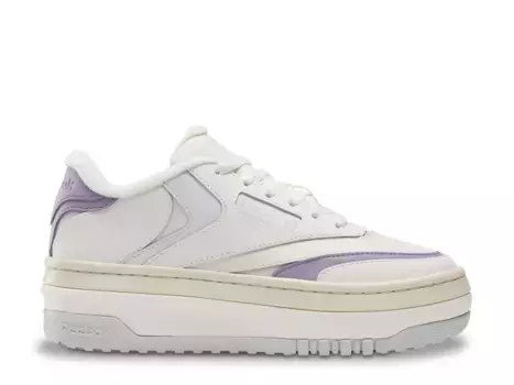 Кроссовки Club C Extra Sneaker Reebok, белый/фиолетовый