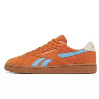 Кроссовки club c grounds uk 'orange brown blue' Reebok, оранжевый