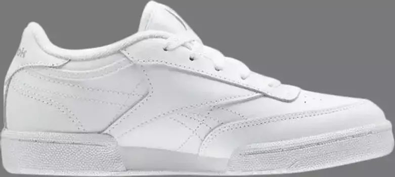 Кроссовки club c little kids 'sheer grey' Reebok, белый