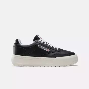 Кроссовки Club C Megacourt Reebok, черный/белый