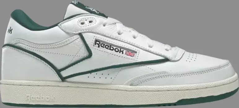 Кроссовки club c mid 2 'chalk dark green' Reebok, белый