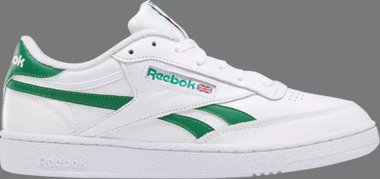 Кроссовки club c revenge 'white glen green' Reebok, белый