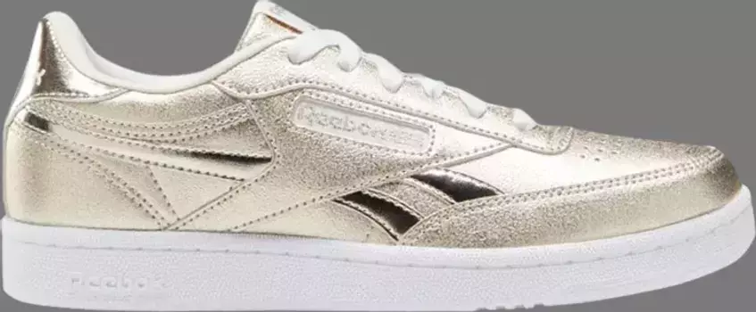 Кроссовки club c revenge big kid 'gold metallic shimmer' Reebok, золото