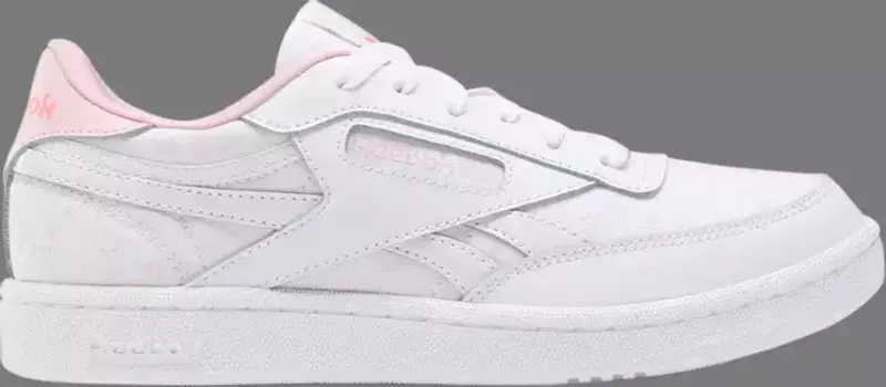 Кроссовки club c revenge j 'valentine's day - white pink glow' Reebok, белый