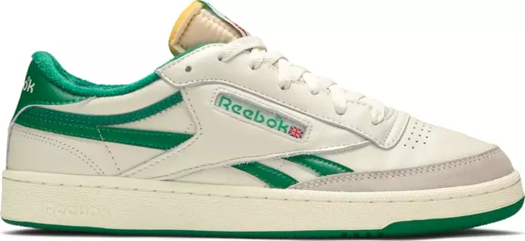 Кроссовки club c revenge vintage 'chalk glen green' Reebok, белый