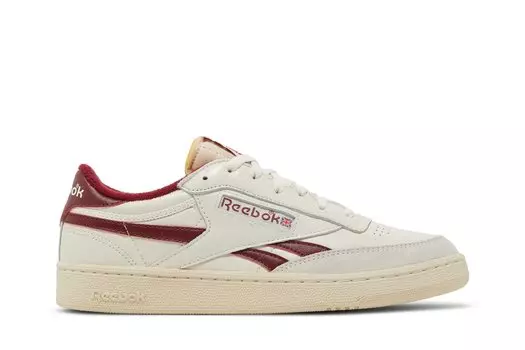 Кроссовки Reebok Club C Revenge Vintage, светло-бежевый/красный