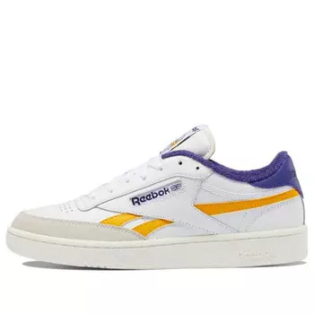 Кроссовки club c revenge 'white bold purple' Reebok, белый