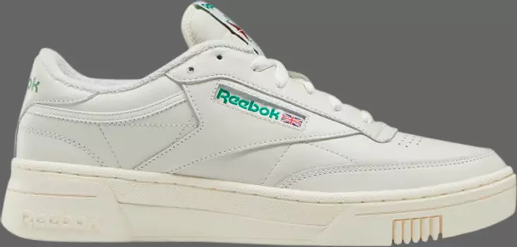 Кроссовки club c stacked 'classic white' Reebok, белый