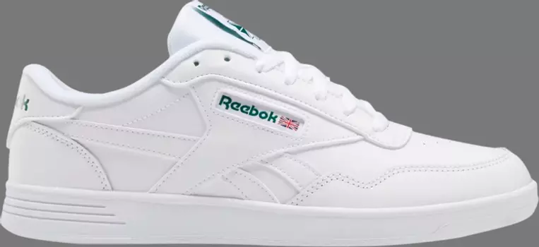 Кроссовки club memt 'white clover green' Reebok, белый