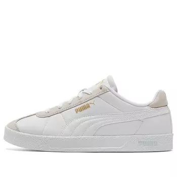Кроссовки club nylon casual skateboarding shoes white Puma, белый