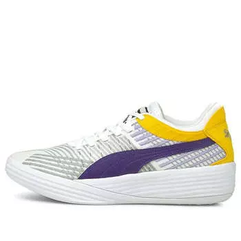Кроссовки clyde all-pro 'coast 2 coast - lakers' Puma, белый