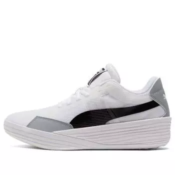 Кроссовки clyde all-pro team white/black/grey Puma, белый