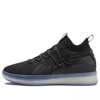 Кроссовки clyde court 'purple glow' Puma, черный