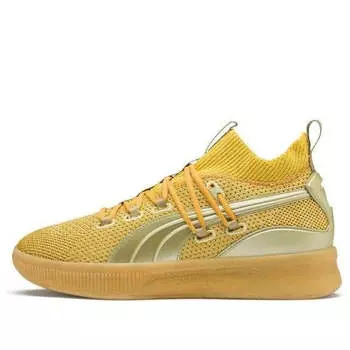 Кроссовки clyde court 'title run' Puma, желтый