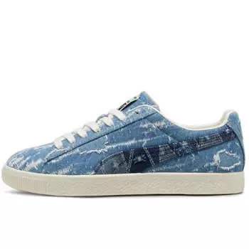 Кроссовки clyde denim 'teal white' Puma, мультиколор